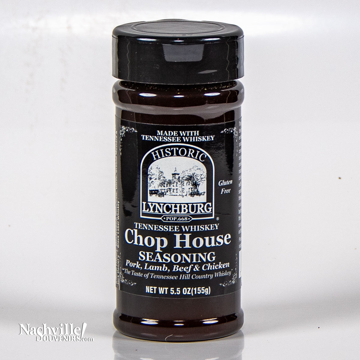 Buy Historic Lynchburg Chop House Seasoning containing real Jack Daniels Tennessee whiskey. FREE SHIPPING on all US orders over $75!