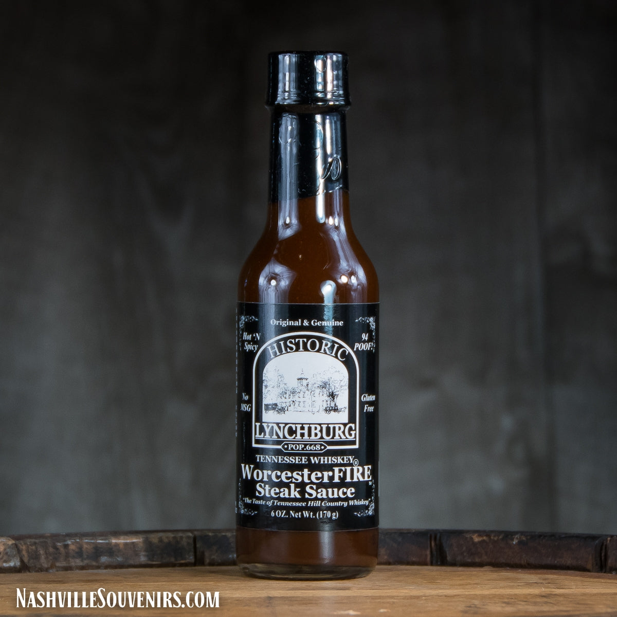 Historic Lynchburg WorcesterFIRE Steak Sauce will make you throw your steak away if you don't have this sauce! FREE SHIPPING on all US orders over $75!