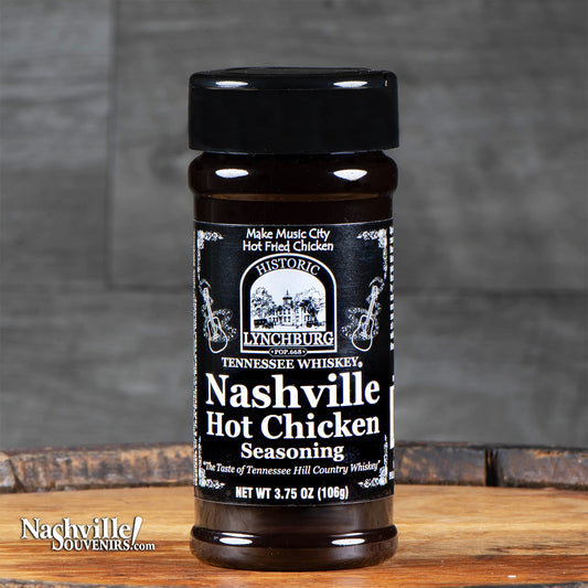 Fire up the grill and your tastebuds with the brand new  Historic Lynchburg Nashville Hot Chicken Seasoning containing real Jack Daniels Black Label whiskey. Nashville Hot Chicken done Jack Daniels style! FREE SHIPPING on all US orders over $75!