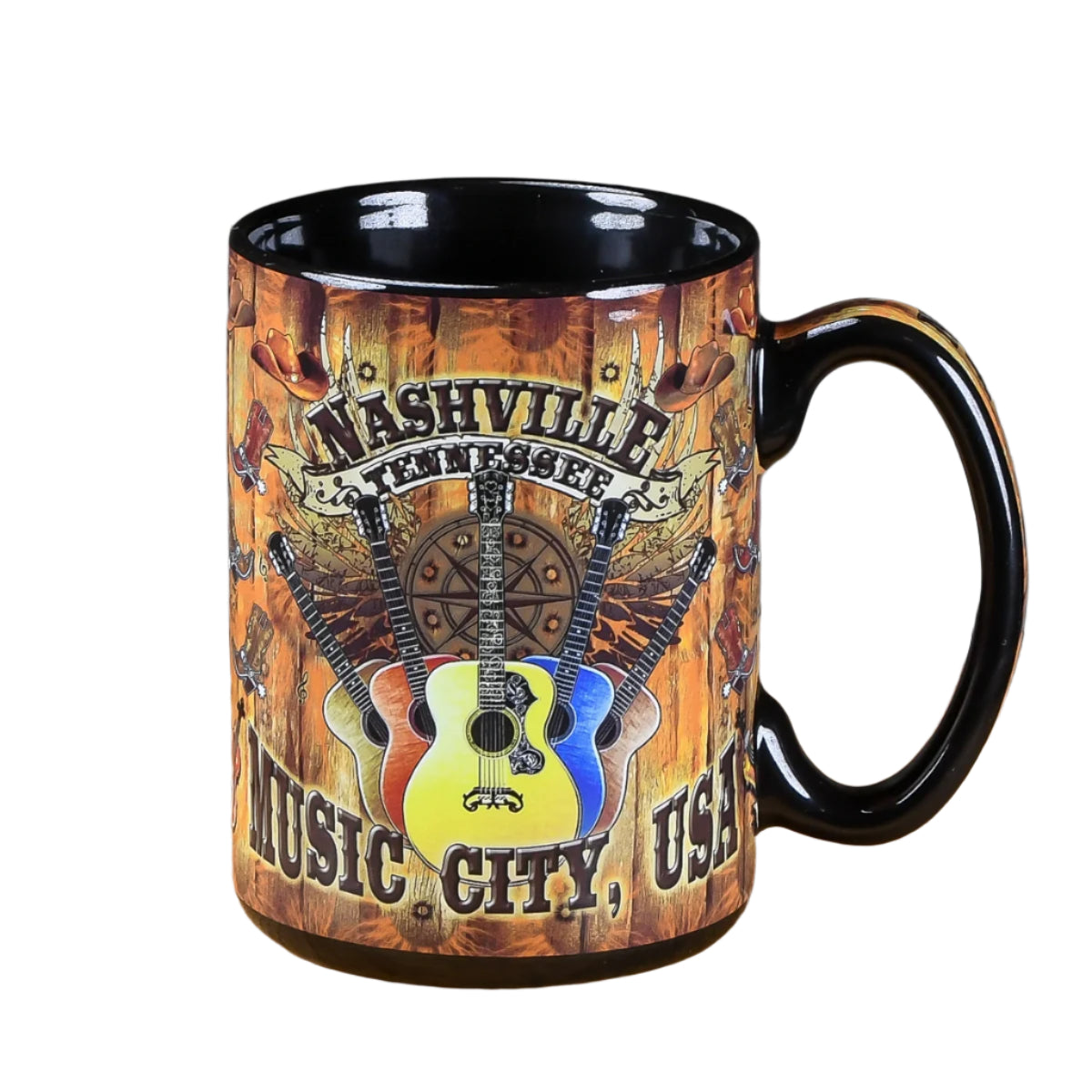 Nashville TN Music City USA Guitars Mug