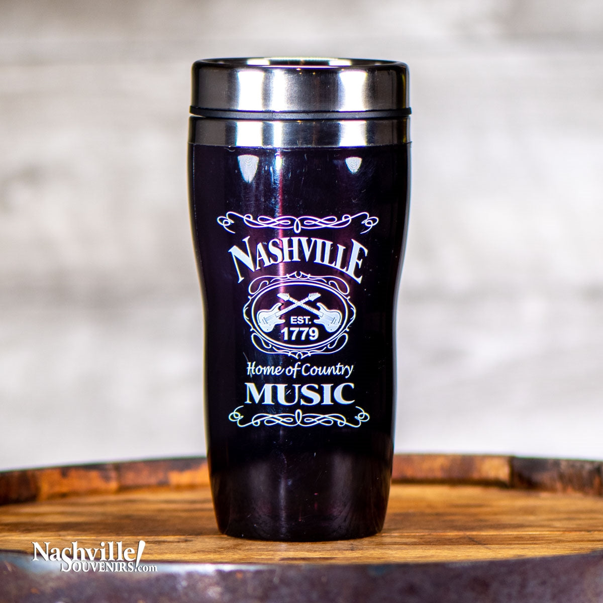 Nashville Music Travel Mug
