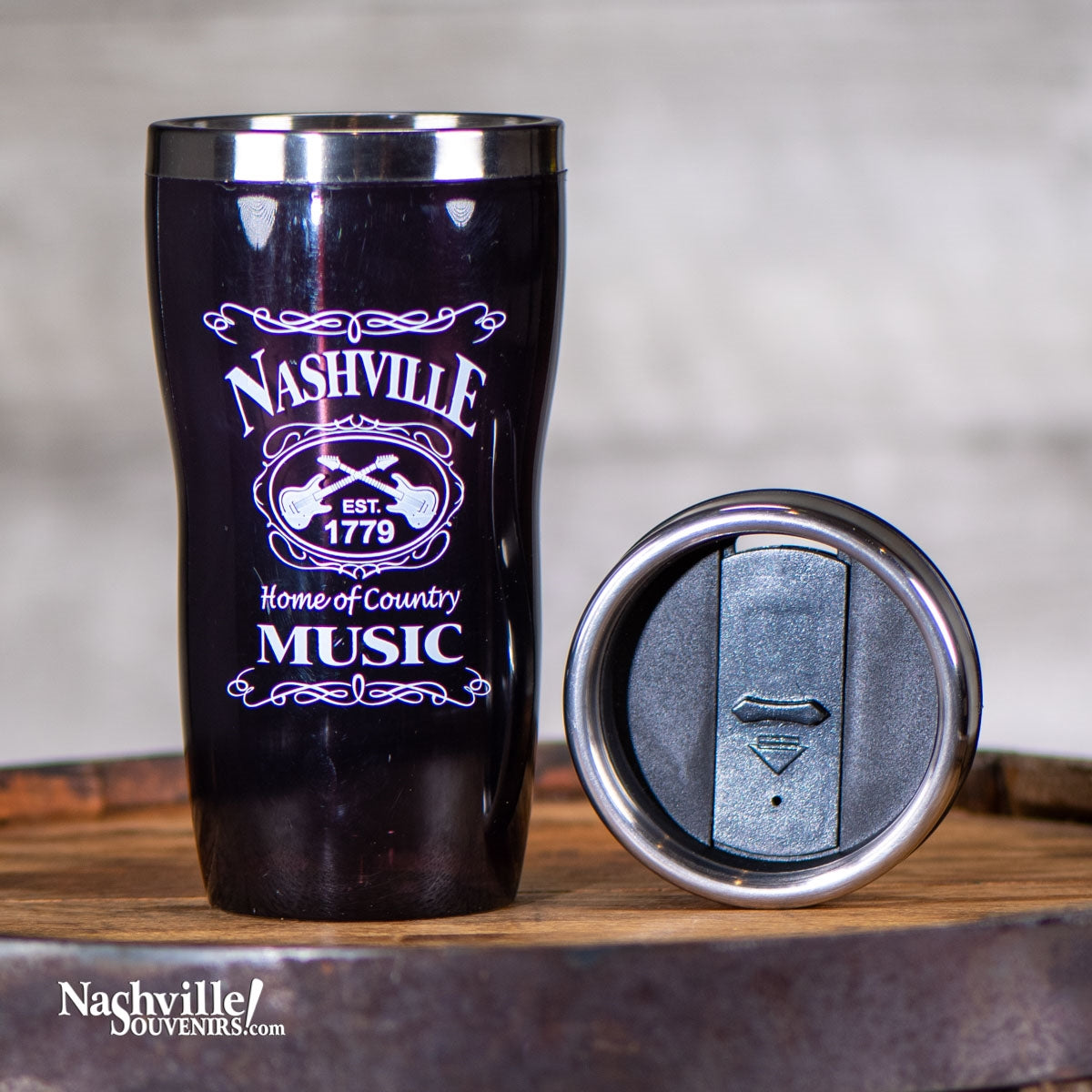 Nashville Music Travel Mug