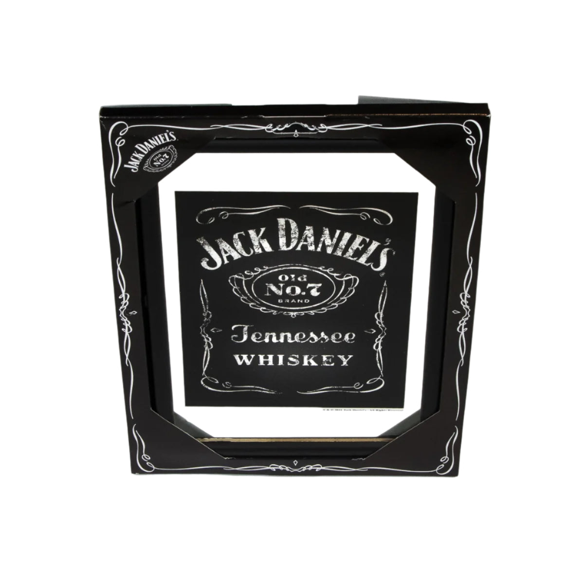 Officially licensed Jack Daniels Weathered Label Mirror. FREE SHIPPING on all US orders over $75!