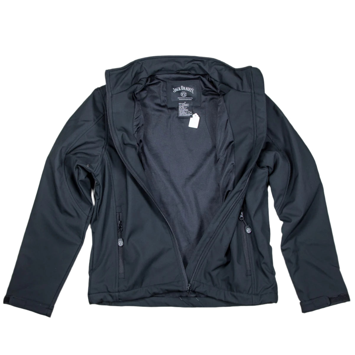 Officially licensed Jack Daniels Zip Soft Shell Black Jacket is made of soft shell polyester with a zip-up front. Has Jack Daniels Swing and Bug embroidered logo on the front left chest. Get yours today with FREE SHIPPING on all US orders over $75!