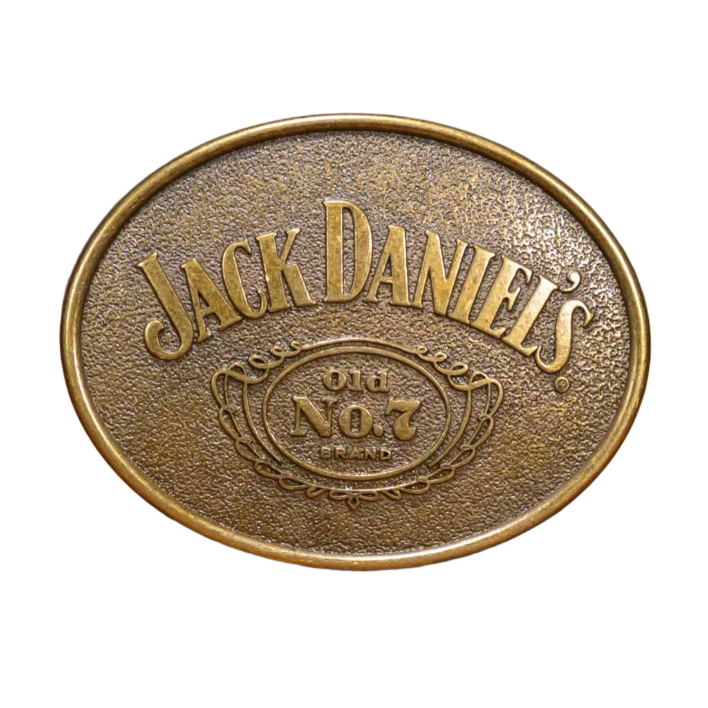 Officially licensed bronze Jack Daniel's Rodeo Belt Buckle. This classic design JD rodeo style belt buckle is made from cast metal in a bronze finish.