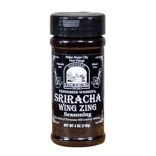 You've got to try this new Historic Lynchburg Sriracha Wing Zing Seasoning on your next batch of hot wings.  This great Lynchburg wing seasoning is the start to creating your own version of a winged masterpiece when you add this little secret weapon!