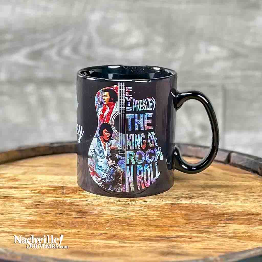 Elvis Presley "King of Rock N Roll" Coffee Mug