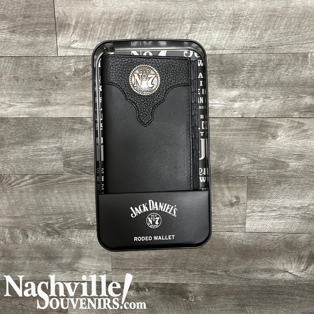 Jack Daniels Rodeo Wallet with Old No. 7 Medallion