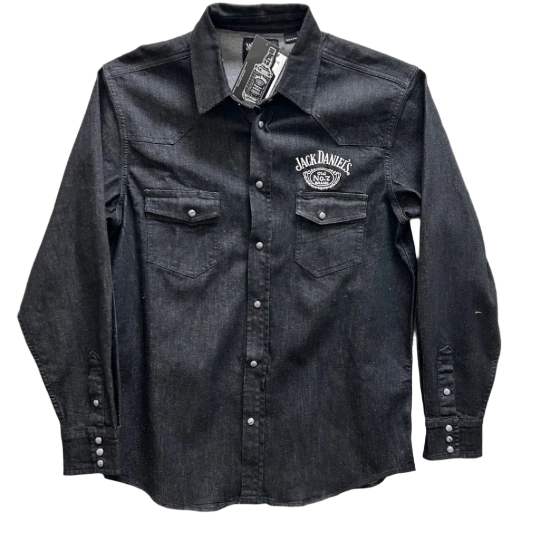 Jack daniels western shirt clearance