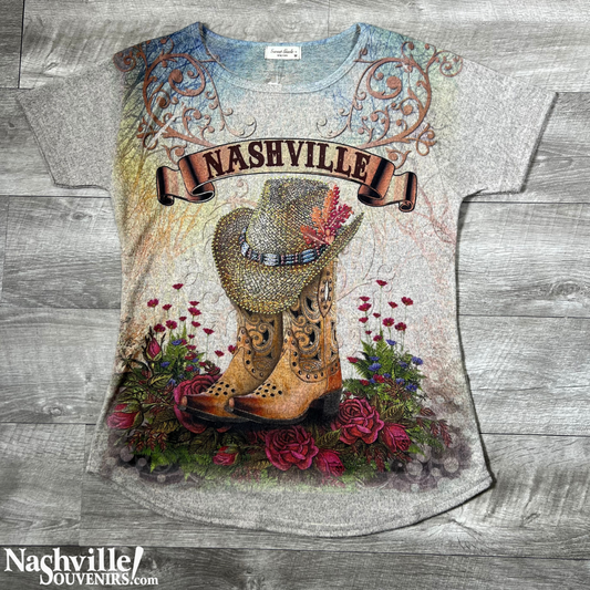 Women's Nashville "Hats and Boots" Shirt