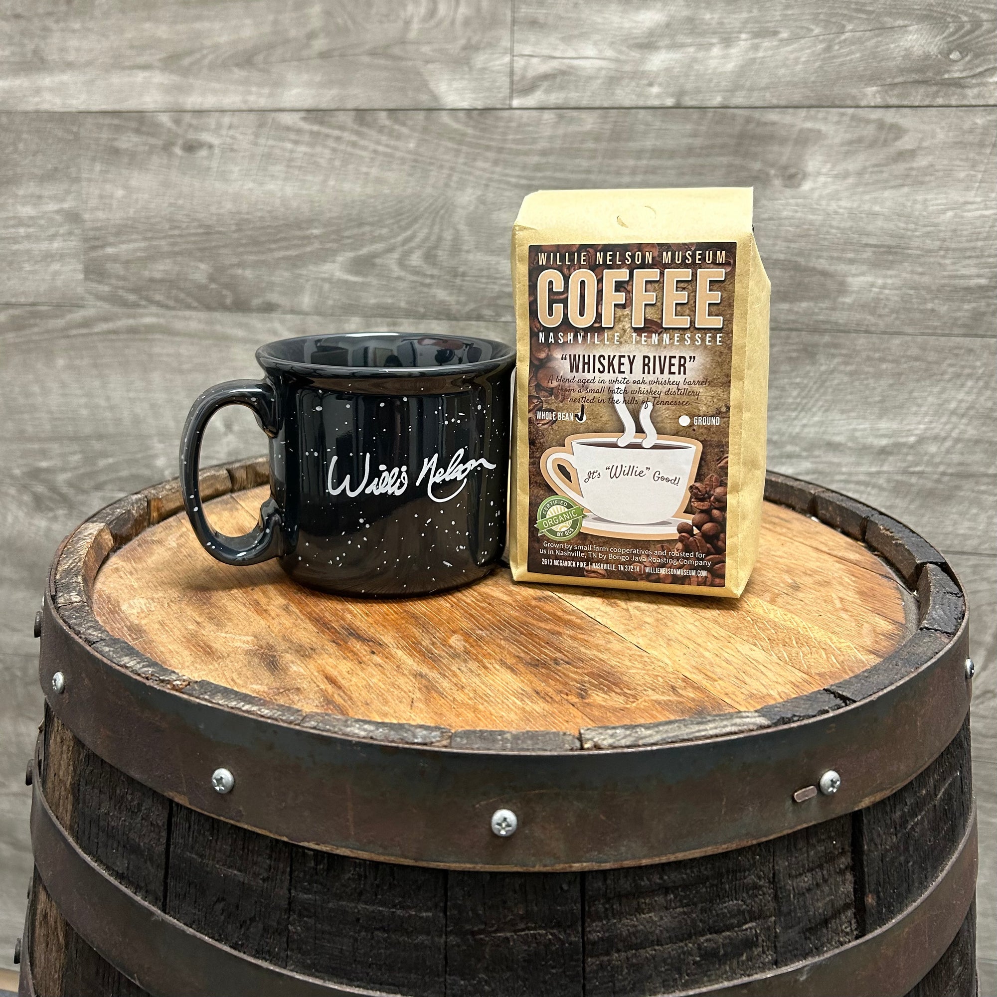 Willie Nelson Campfire Mug and Coffee Gift Set
