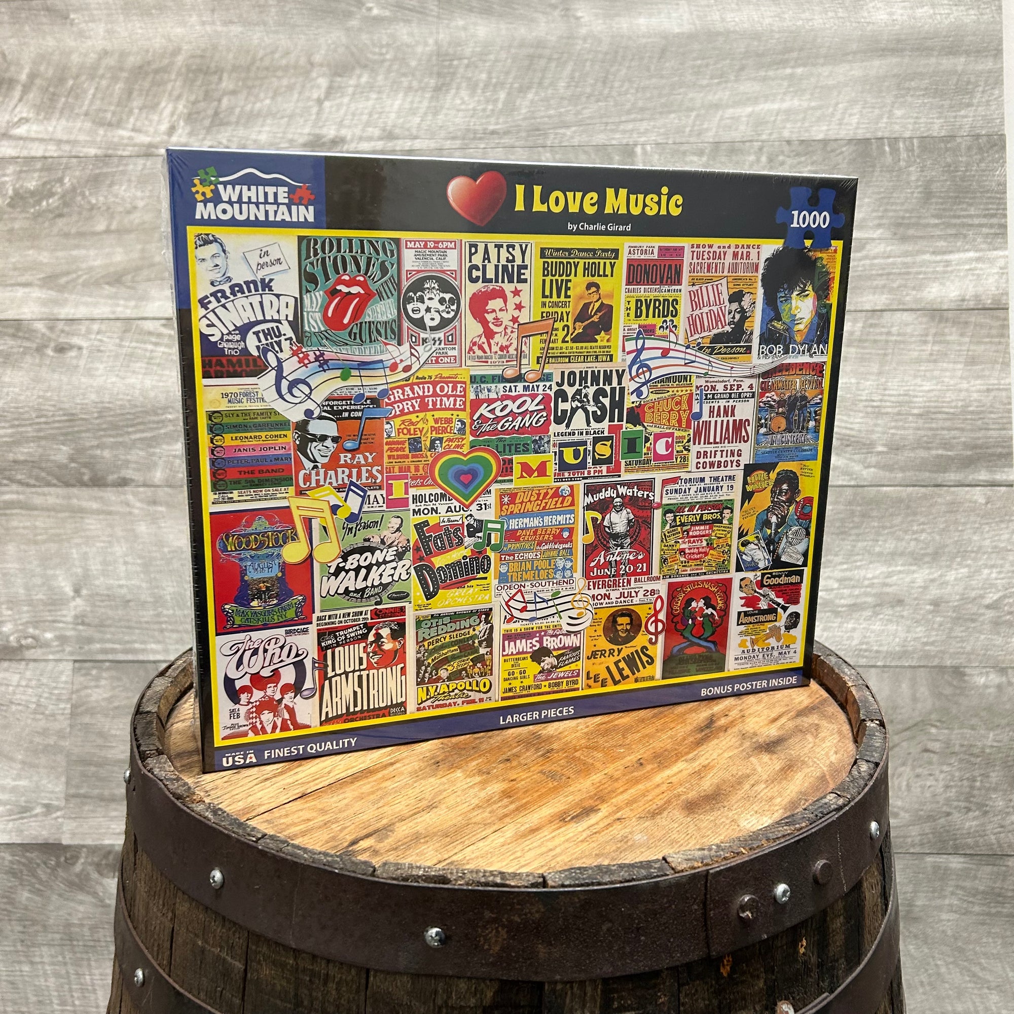 1000 Piece "I Love Music" Jigsaw Puzzle