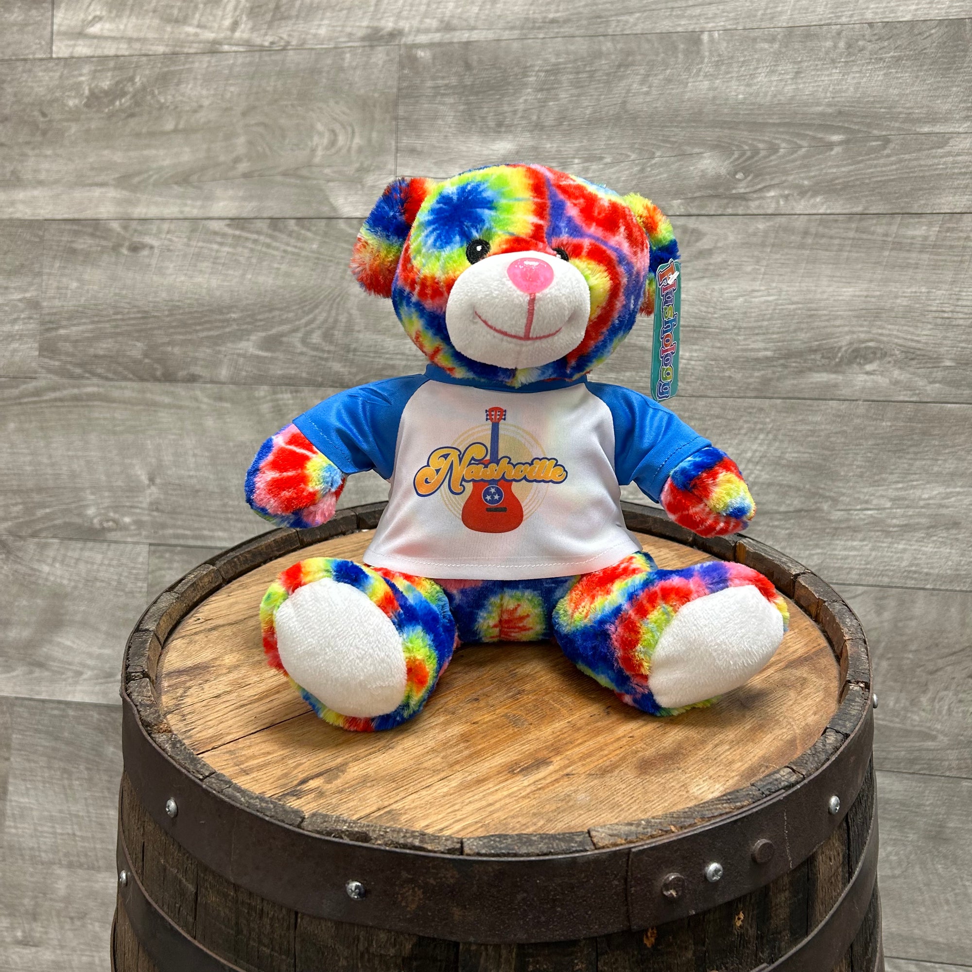 Tie Dye Plush Teddy Bear Toy