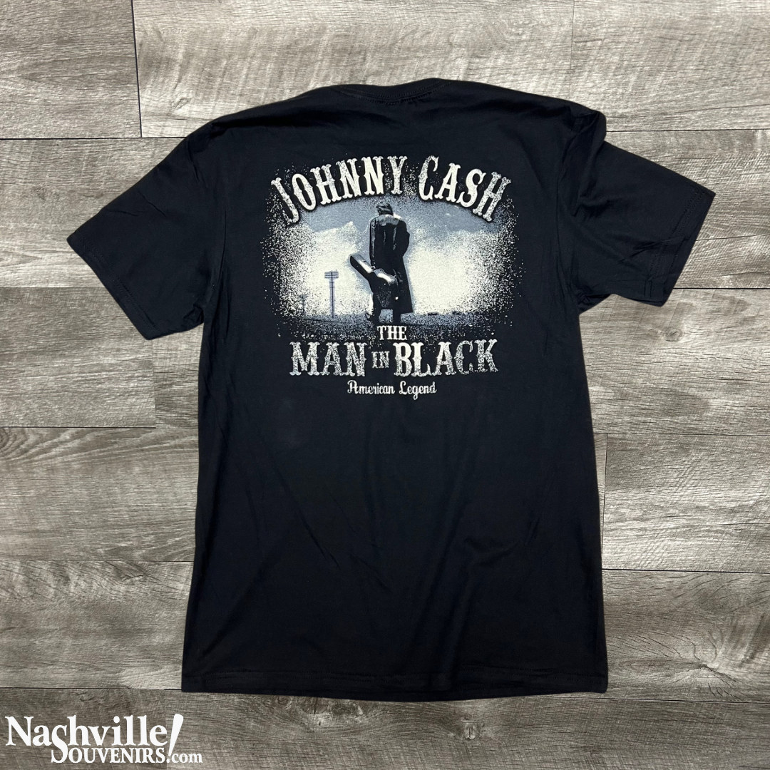 Johnny Cash Man in Black Tee