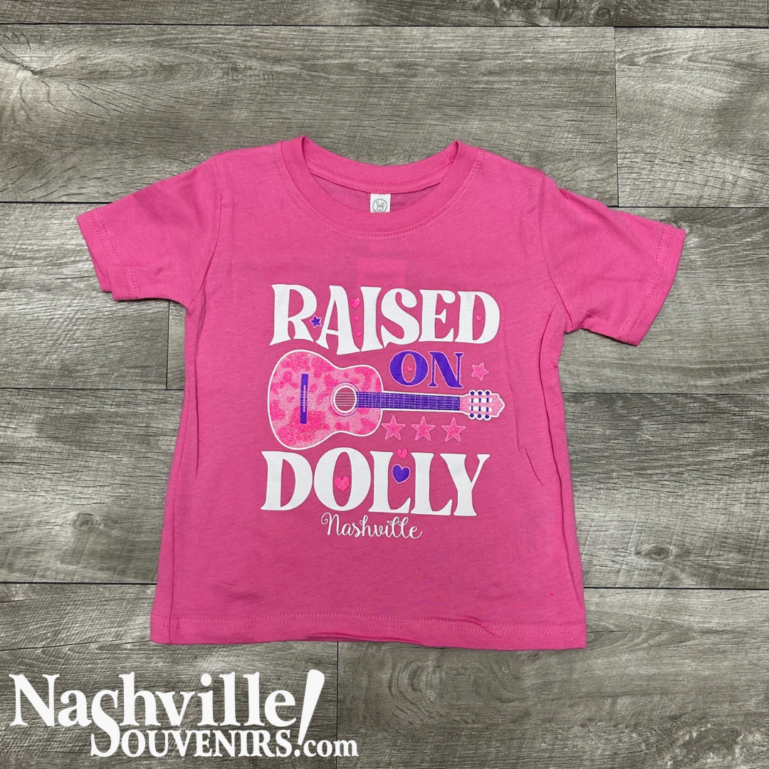 Kids pink Nashville Glittery Unicorn T-shirt