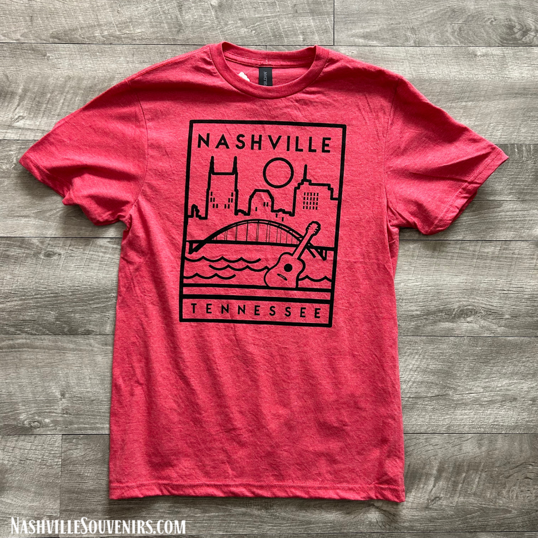 Nashville Minimalist Skyline Tee