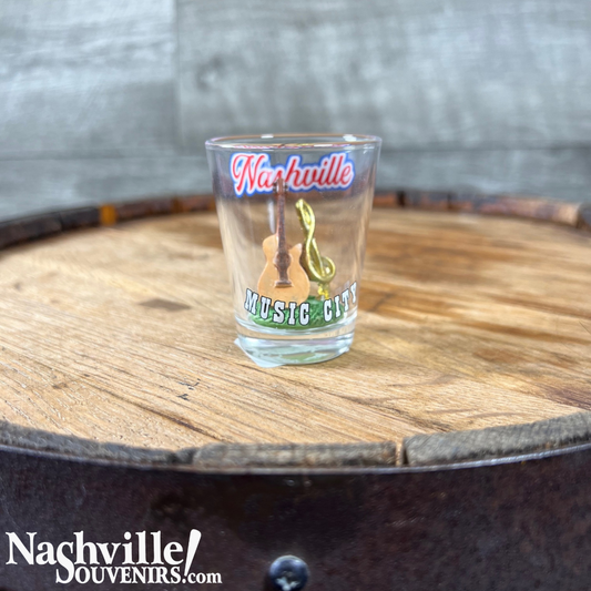 Music City Guitar Shot Glass
