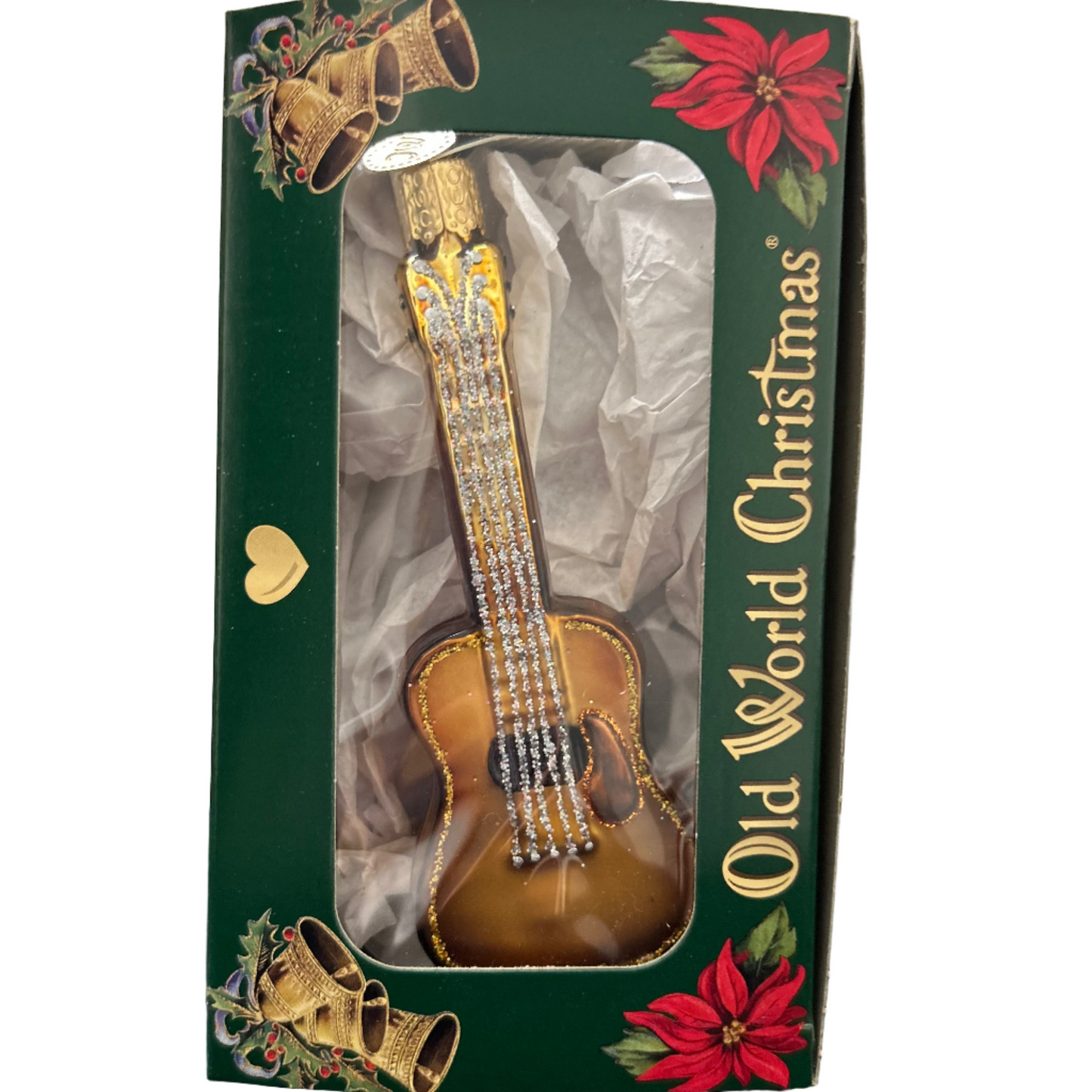 Old World Christmas Guitar Ornament