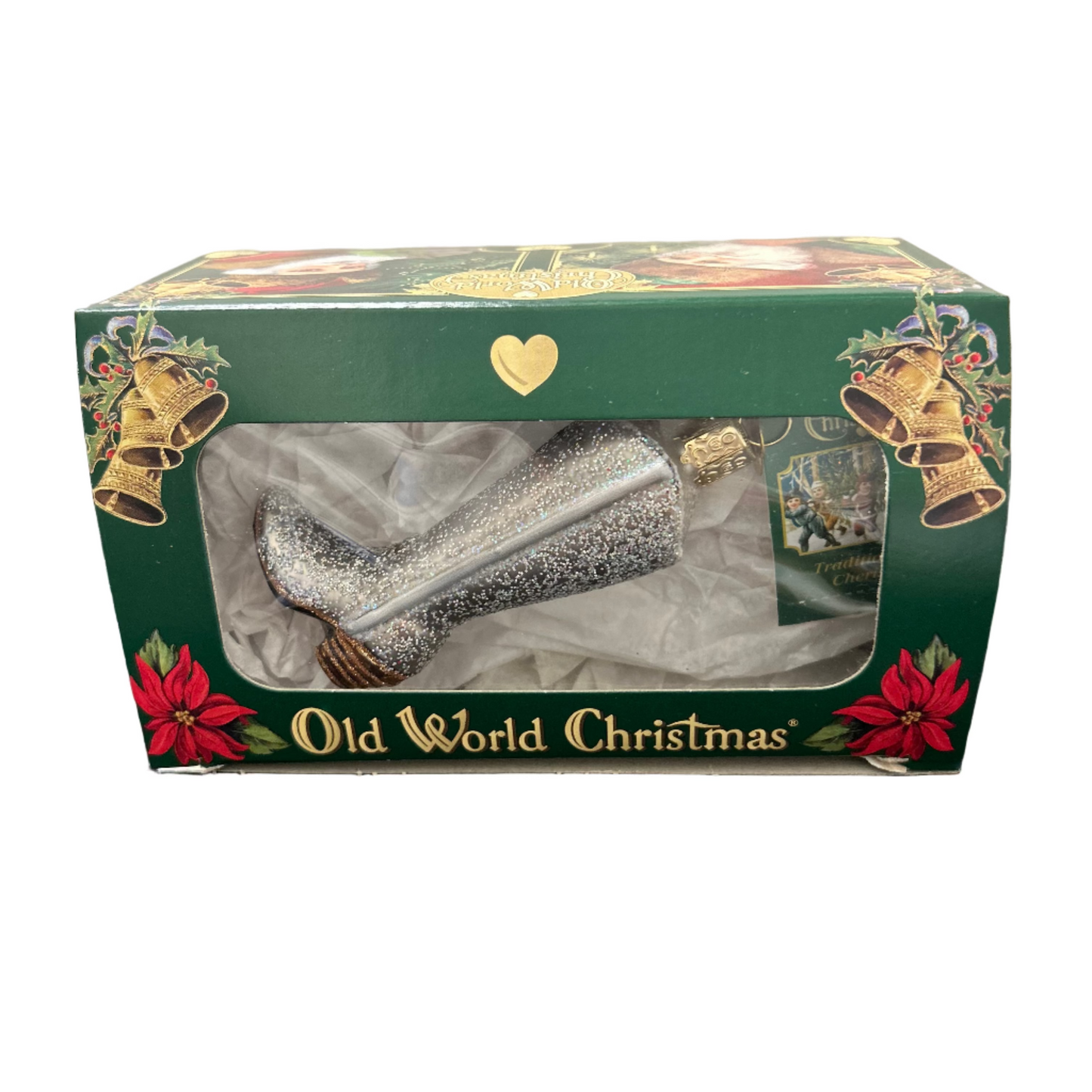 Glitter Western Boot Tree Ornament – Old World Christmas