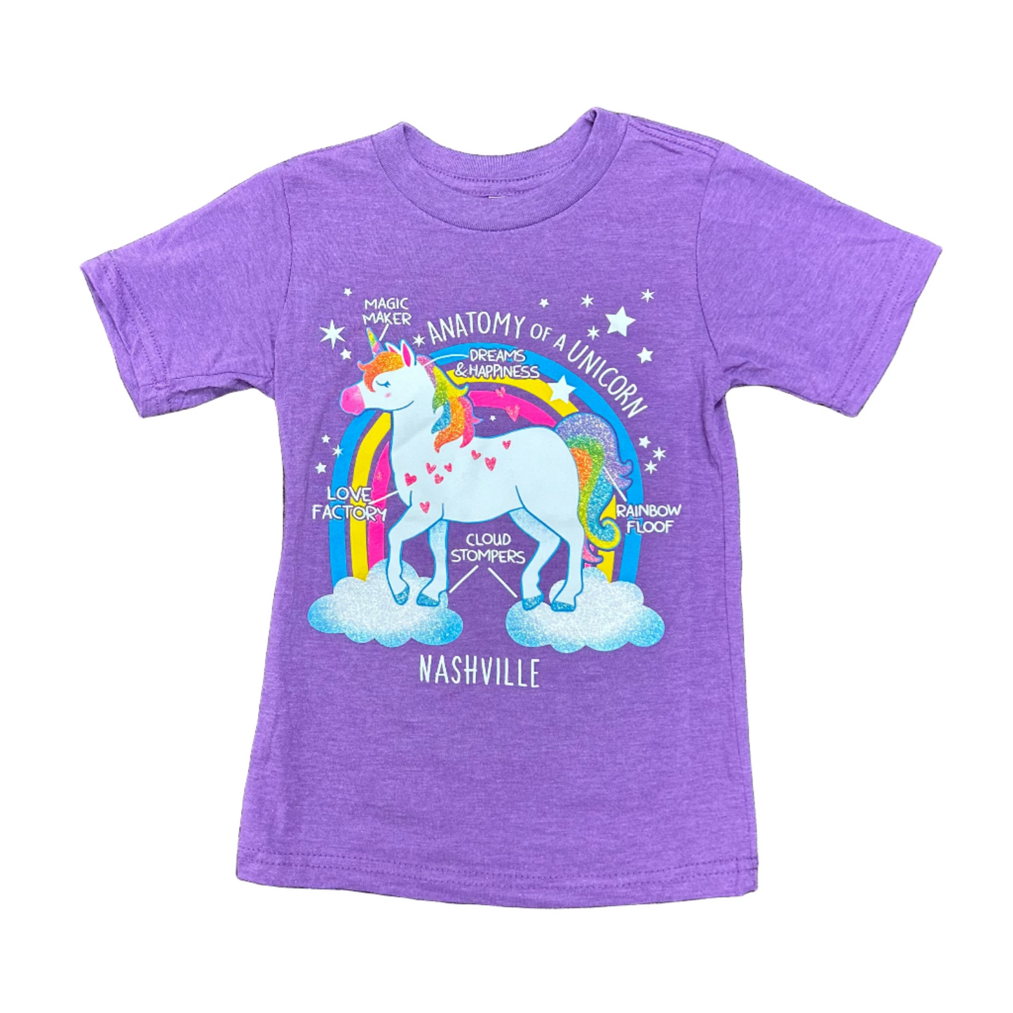 Kids “Anatomy of a Unicorn” Nashville Tee