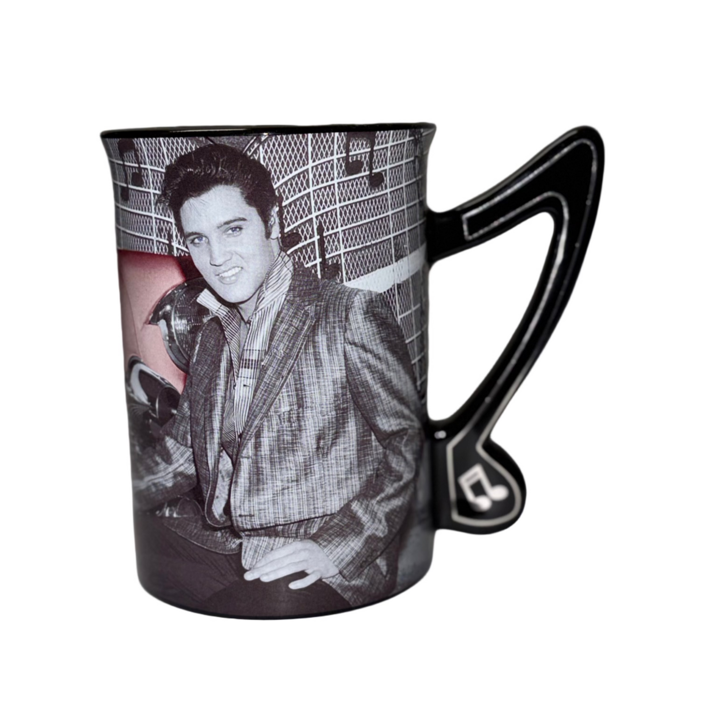 Retro Rock ’n’ Roll Elvis Presley Mug – Guitar Handle Collector’s Edition
