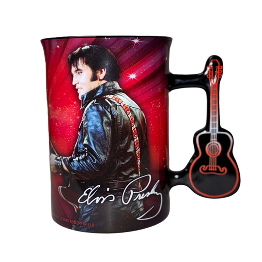 Elvis Presley Red Guitar Handle Mug