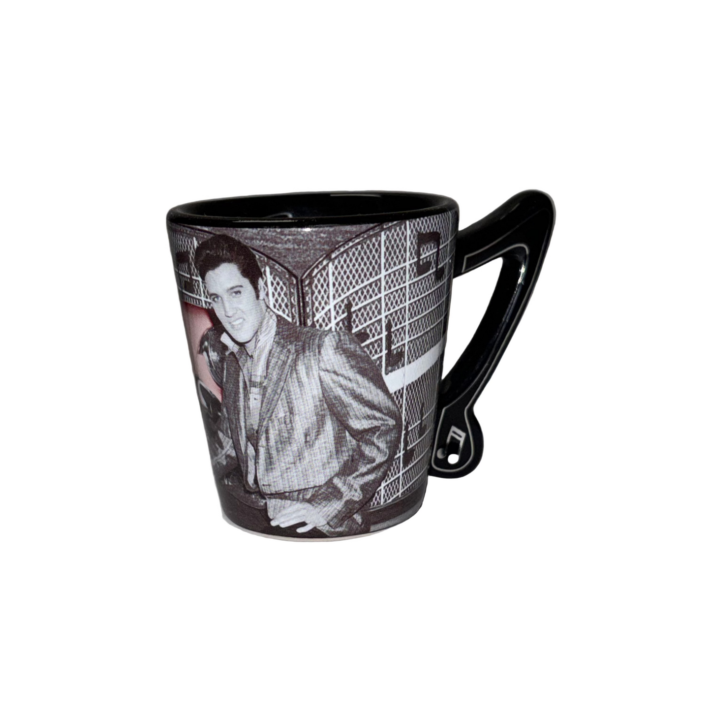 Elvis Presley Black & White Shot Glass – Collector Edition