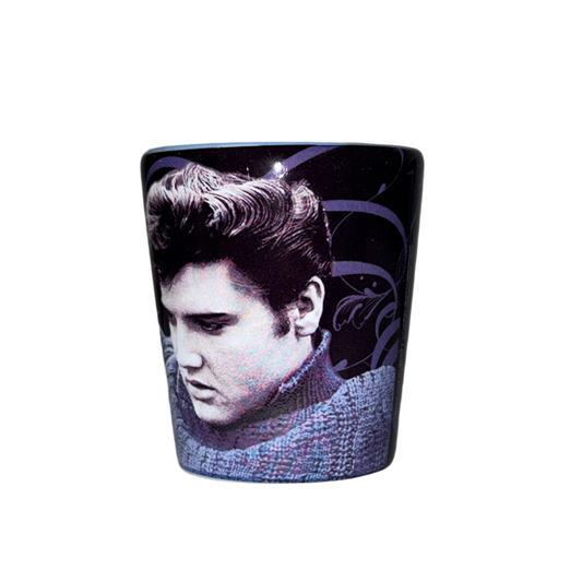 Elvis Presley Purple Portrait Shot Glass