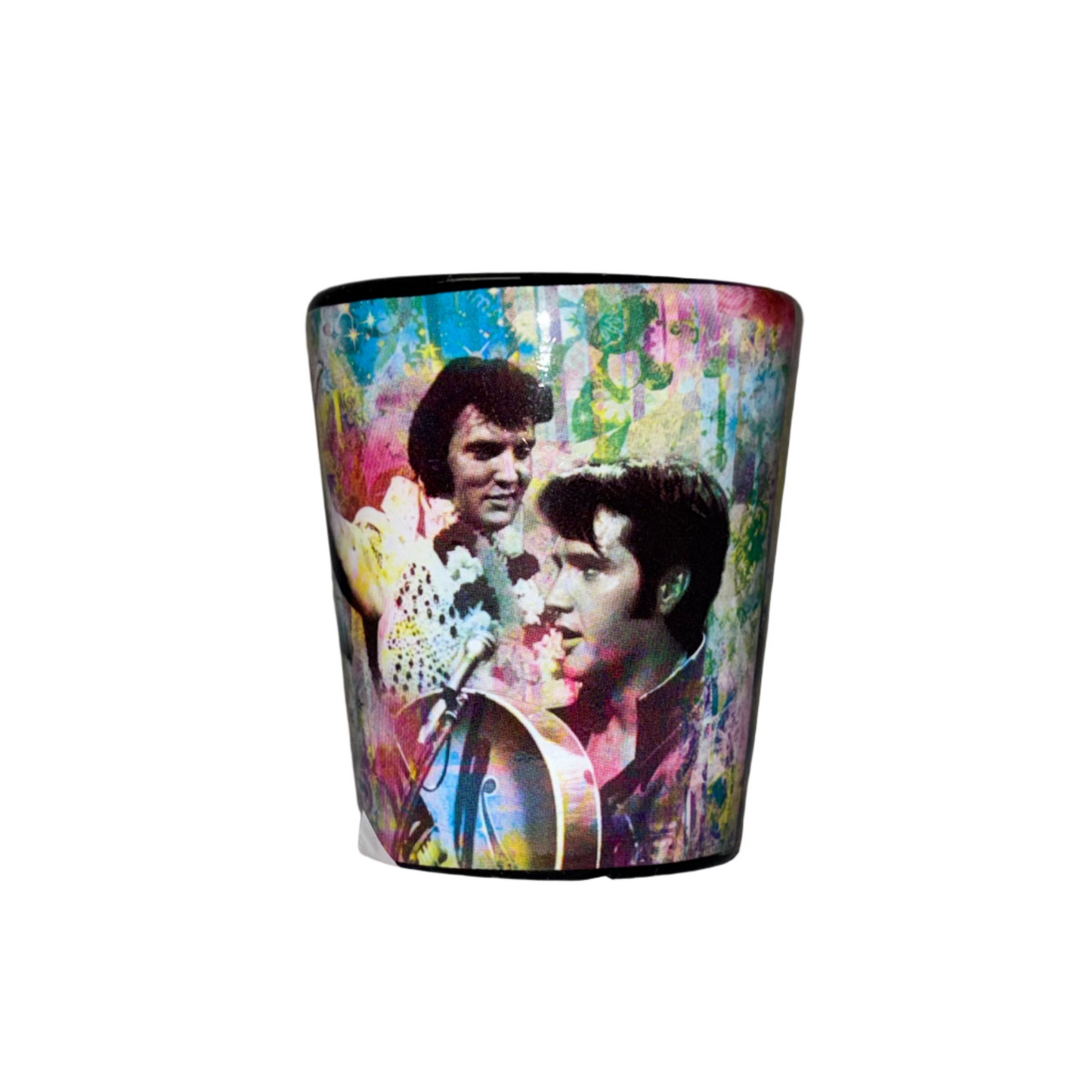 Elvis Presley Color Splash Shot Glass