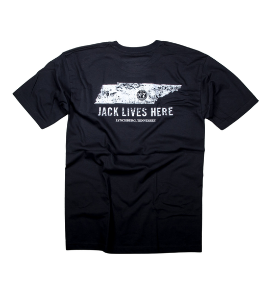 Jack Daniels Jack Lives Here Lynchburg T-Shirt
