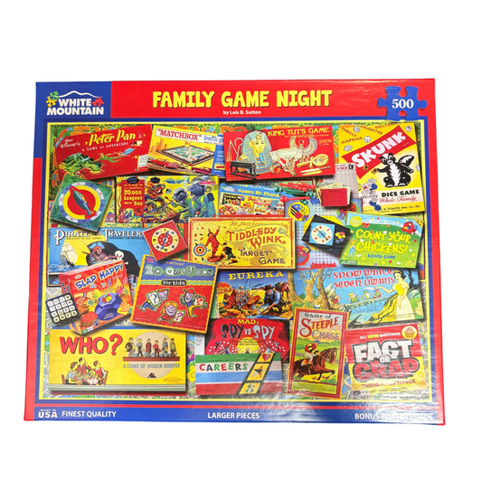 500 Piece "Family Game Night" Puzzle
