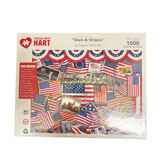 1000 Piece "Stars & Stripes" Puzzle