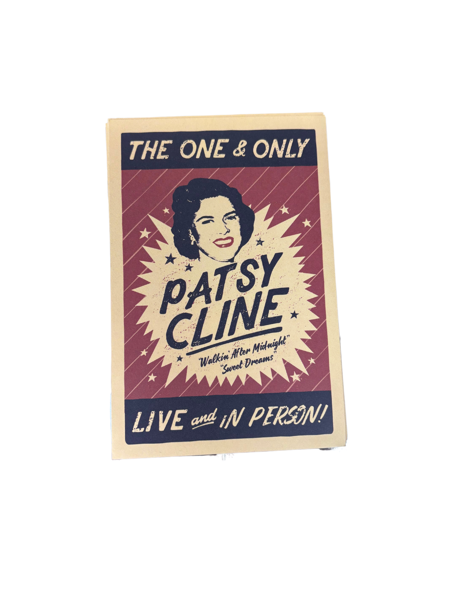 "The One & Only Patsy Cline" Postcard