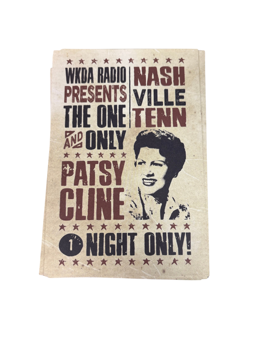 "1 Night Only" Patsy Cline Bumper Sticker