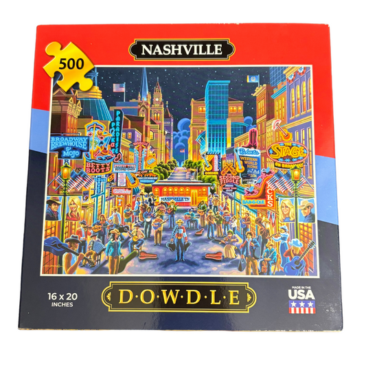 500 Piece "Broadway at Night" Puzzle