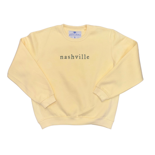 Light Yellow Nashville Crew Neck