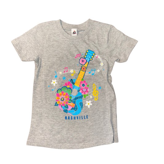 Sparkly Guitar Nashville Youth T-Shirt