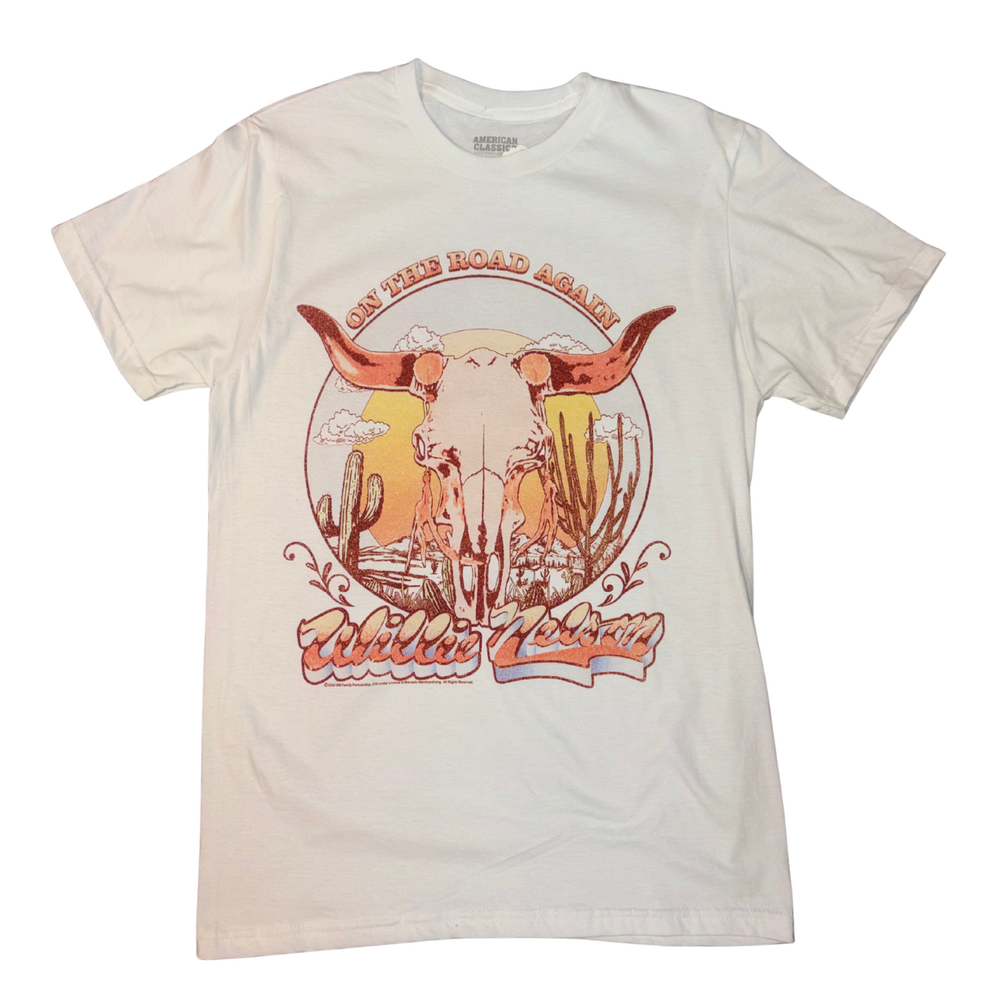"On the Road Again" Women's Willie Nelson T-Shirt