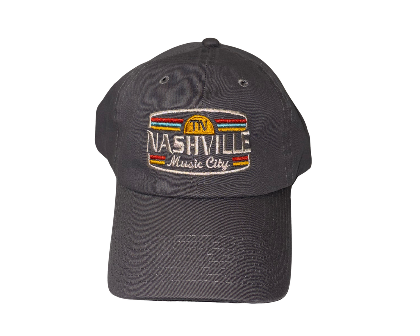 Retro Stripe Nashville Baseball Cap