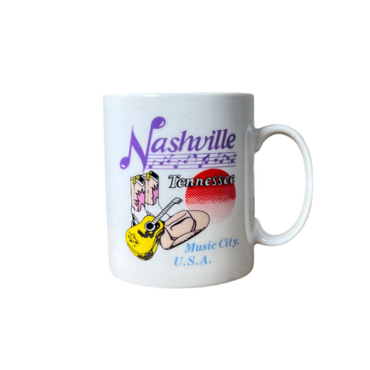 Vintage Nashville Hat & Boot Mug