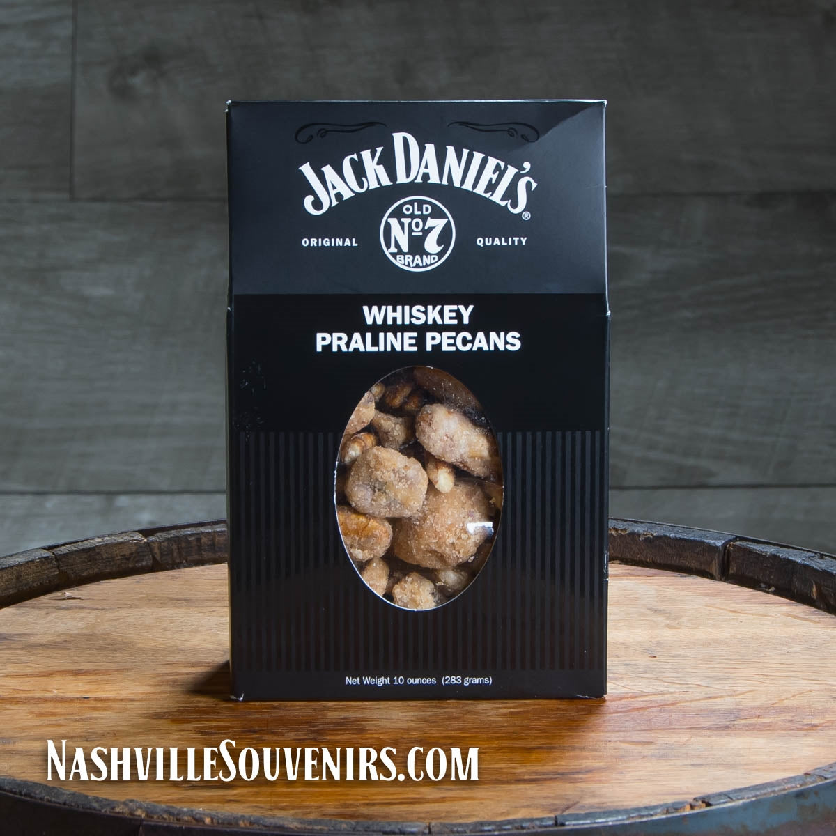 Munch Responsibly with Jack Daniel's Whiskey Praline Pecans. FREE SHIPPING on orders over $75!