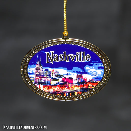 Collectible Nashville Skyline Ornament