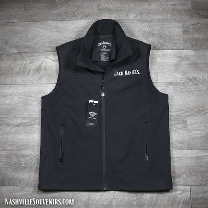 Officially licensed Jack Daniels vest made of soft shell polyester with a zip-up front. Get yours today with FREE SHIPPING on all US orders over $75!