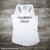 Officially licensed ladies Jack Daniels Weathered Sour Mash Tank Top in white with black logo. Get yours today with FREE SHIPPING on all US orders over $75!