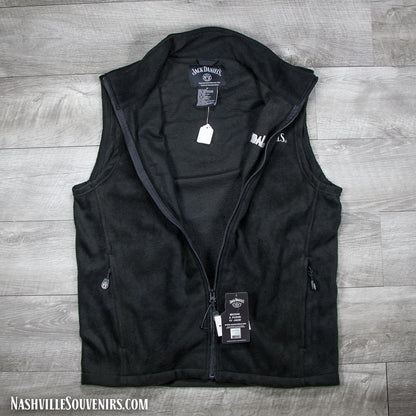 Jack Daniels Men's Sleeveless Fleece Vest