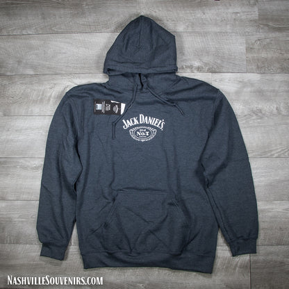 Officially licensed Jack Daniels Bottle Logo Hoodie.  Get yours with FREE SHIPPING on all US orders over $75!