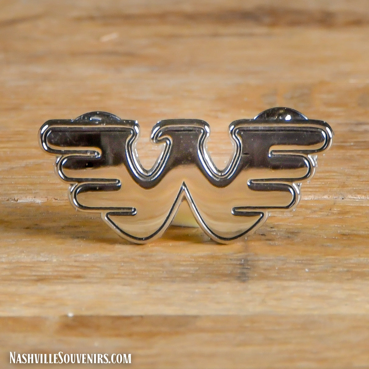 Officially licensed Waylon Jennings Flying W Hatpin