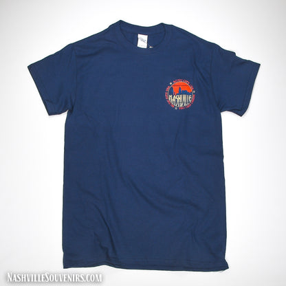 Dark Blue Music City USA Tee
