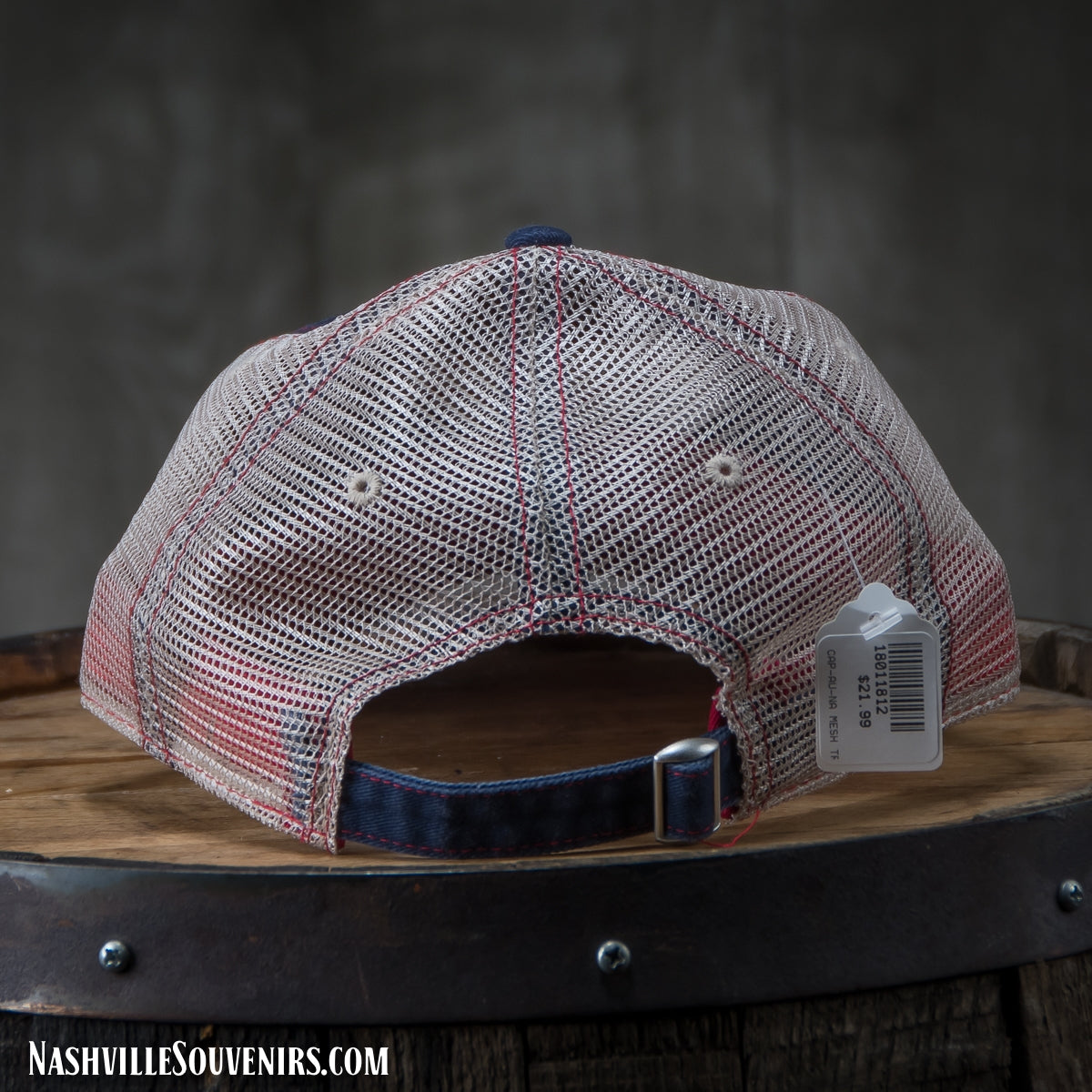 Nashville Music City TN Mesh Hat in Dark Blue