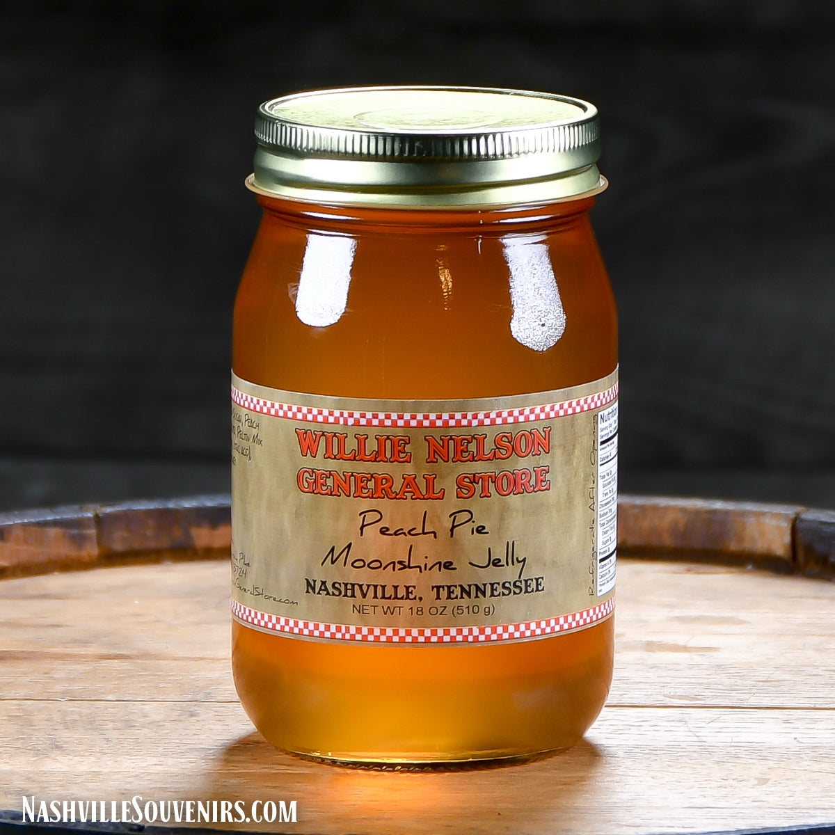 Willie Nelson General Store Peach Pie Moonshine Jelly